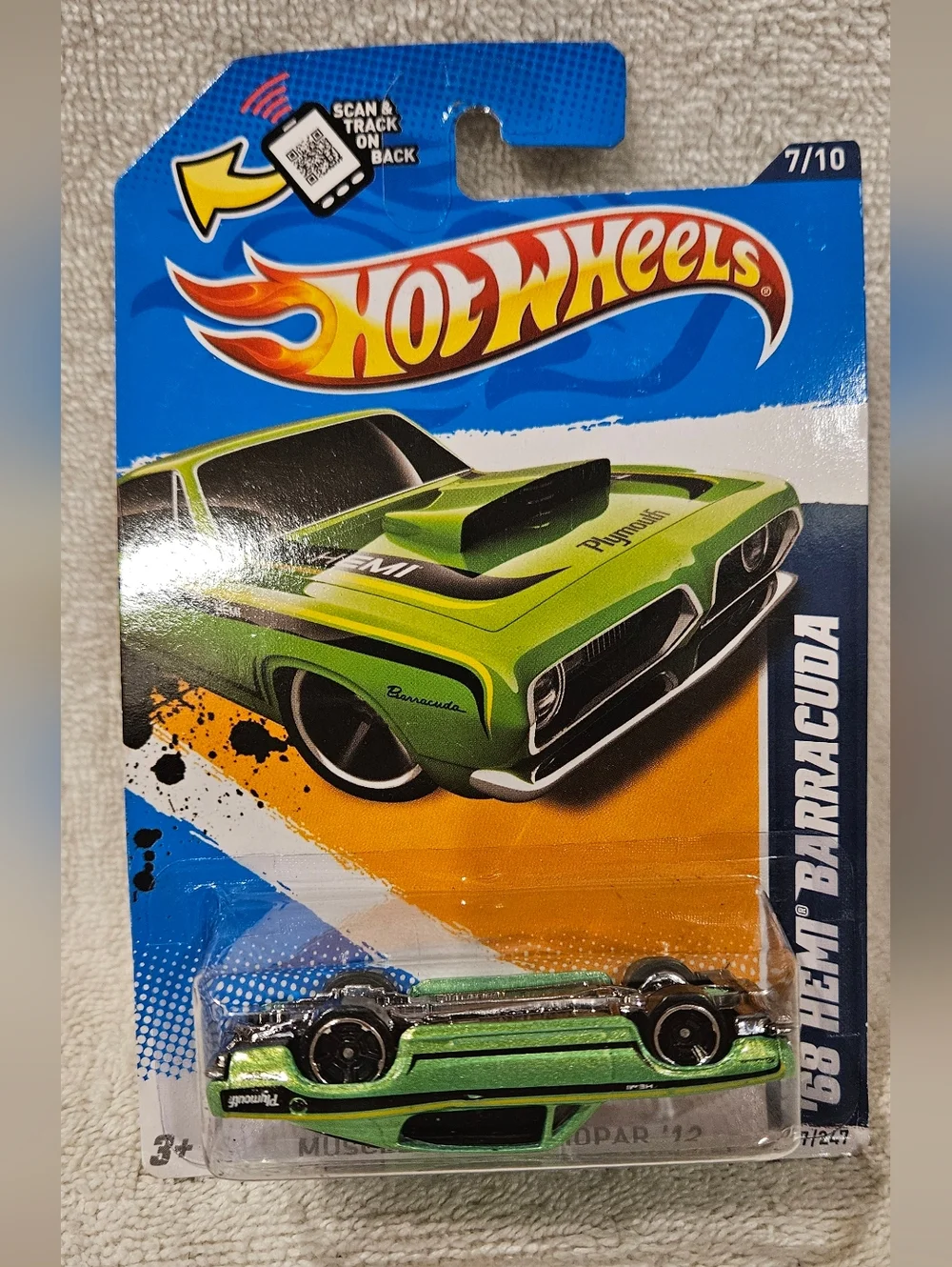 HOT WHEELS 68 HEMI BARRACUDA - ERROR